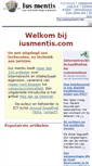 Mobile Screenshot of iusmentis.com